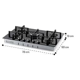 Варильна поверхня газова Klarstein Illuminosa 5 (10035465) - мініатюра 9