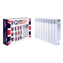 Радіатор біметалевий секційний Queen Therm 500/120 (кратно 10), Білий - мініатюра 2