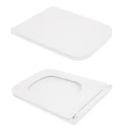 Унітаз підвісний Qtap Gemini Ultra Quiet, з сидінням Slim Duroplast/ Soft-close/ Quick Release QT2533076EUQW - мініатюра 7