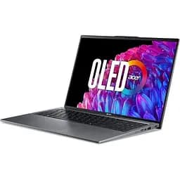 Ноутбук ACER Swift Go 16 OLED SFG16-72-5018 (NX.KZ2EX.001), Intel Core Ultra 5 125H до 4.5GHz, 16" 3.2K, 16GB, SSD 512GB, Intel Arc graphics, Free DOS, Steel - мініатюра 4