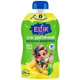 Уцінка. Сік дитячий Elfik Magic Яблуко-Виноград 2100 мл (12 шт. x 175 мл) - мініатюра 2