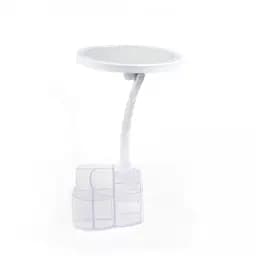Дзеркало UKC з LED підсвічуванням і органайзером XH-086 кругле White (kz195) - мініатюра 2
