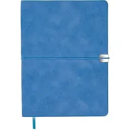 Щоденник недатований Buromax Velour A5 штучна шкіра 336 сторінок блакитний (BM.20770-14)