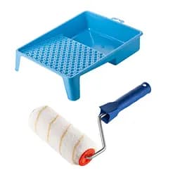 Валик "Гірпаінт" 180х48 мм з ручкою та ванночка Polax (770-206)