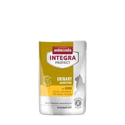 Корм вологий ветеринарний для кішок Integra Protect Urinary Struvit при сечокам'яній хворобі, з куркою, пауч, 85 г