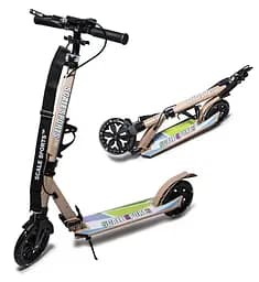 Самокат Scale Sports 80-95х53х12 см Бежевий 000283592 - мініатюра 2