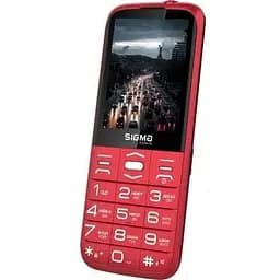 Телефон Sigma Comfort 50 Grace для пожилых людей красный (4827798121825)