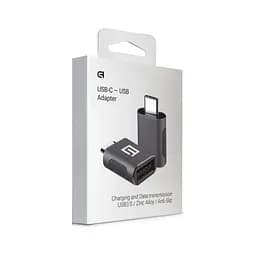 Дата кабель OTG USB-C to USB-A Space Grey Armorstandart (ARM69356) - мініатюра 4