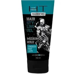 Подарунковий набір для чоловіків Hair Trend Barber: Шампунь проти лупи з морською сіллю 250 мл + Гель-стайлінг для волосся середньої фіксації 150 мл - мініатюра 3