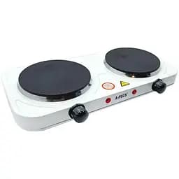 Плита двухконфорочная дисковая кухонная A-Plus 2104 настольная переносная 2000 Вт Белый