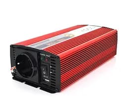 Инвертор напряжения ABAX OBS1206 с правильной синусоидой, 600Вт, max 1200Вт, 12/220V, 1 Shuko - мініатюра 1