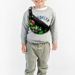 Сумка-бананка дитяча Бравл Старс 32х15см, бананка для хлопчика через плече (01030)