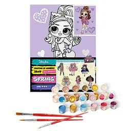 Набор для росписи по номерам для детей 5+ L.O.L. Surprise! Tweens Fancy Gurl, Ideyka, 30x40 см, КНО6284