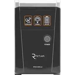 Джерело безперебійного живлення Ritar RTSW-600 LED 360 Вт 12 В з правильною синусоїдою