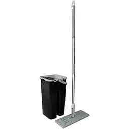 Набор для уборки Zambak Plastik SMART Cleaner ведро и швабра 8 л черный (ZP-331)