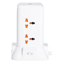 Мережевий фільтр-подовжувач TOWER 6 розеток LED-лампа 3USB + 1PD 4,8 метра Yiwu HP-5-3MF - мініатюра 4