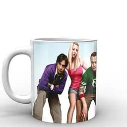 Кухоль GeekLand Теорія великого вибуху The Big Bang Theory на блакитному тлі BB.002.11 330 мл білий - мініатюра 2