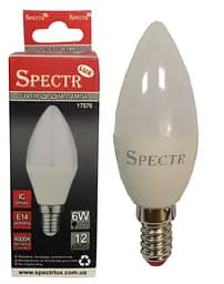 Лампа LED SPEKTR ДС 6W-E14-4000K 540Lm C-C37-06144 (17876) TM СПЕКТР