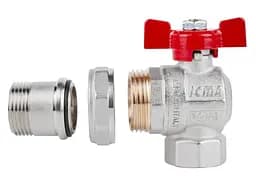 Кран кульовий Icma FAR. ROSSA 3/4" кутовий №361 (87361AE11) - мініатюра 3
