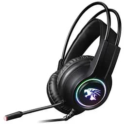 Гарнитура Varr VH8030 Headset USB 2X3.5 MIC RGB Black (VH8030)