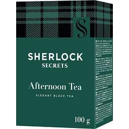 Чай чорний Sherlock Secrets Afternoon Tea листовий 100 г (923177)