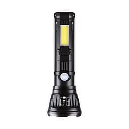 Ліхтар переносний Voltronic PT-8182, Zoom, 3+1 режими, 1+COB, вбудований акумулятор, USB кабель - мініатюра 3