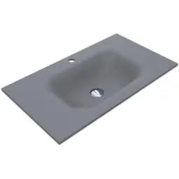 Умивальник Miraggio Jessel 800 mirastone gray 0001467, Сірий