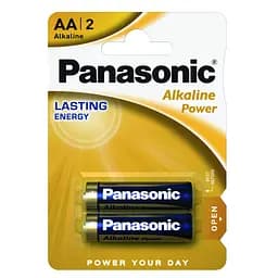 Батарейка Panasonic LR06 Alkaline Power x 2 (LR6REB/2BP)