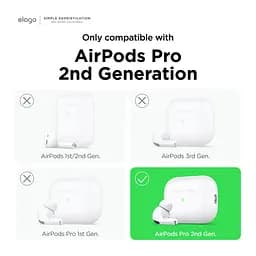 Чохол Elago Liquid Hybrid Hang Case White для AirPods Pro 2nd Gen білий (EAPP2RH-HANG-WH) - мініатюра 3
