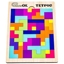 Розвиваюча іграшка PuzzleOK Тетріс Арт-70063 дерев'яна