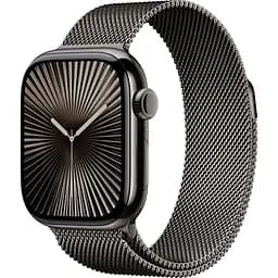 Смарт-годинник Apple Watch Series 10 GPS + Cellular 42mm Slate Titanium Case with Slate Milanese Loop (MX053) [115192]