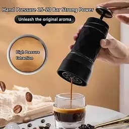 Портативна кавоварка Biolomix Espresso Machine HS-8439 для капсул і меленої кави чорна - мініатюра 2
