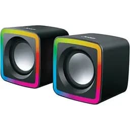 Настільні колонки Jedel S-575 з LED підсвічуванням 2x3W чорний