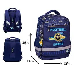 Рюкзак шкільний YES S-52 Ergo Football Gamer (559891) - мініатюра 16
