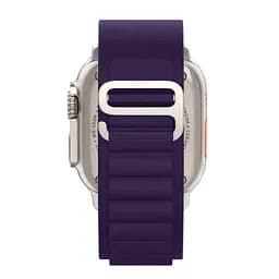Ремінець для Apple Watch 49/46/45/44/42 (Series 1-3), фіолетовий, Alpine Loop Alpina Band, тканинний поліестеровий ремінець для смарт-годин, дихаючий, для активного відпочинку та спорту, ArmorStandart (ARM74199) - мініатюра 6
