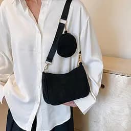 Вельветова сумка через плече з гаманцем Lilly P4-9620A