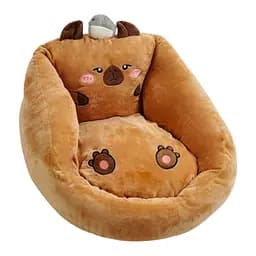 Мягкое детское кресло C 68707 с подушкой, 43х40х30 см, со змейками и противоскользящими элементами