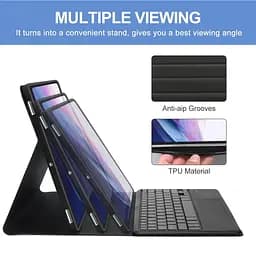 Чохол клавіатура Samsung Galaxy Tab A9+ Plus SM-X210 X215 X216 BlueTooth Keyboard with TP - мініатюра 4