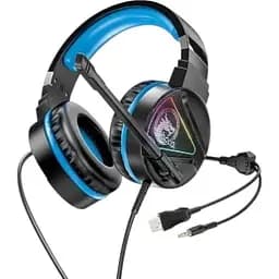 Навушники повнорозмірні Hoco Drift Gaming Headphones W104 чорно-сині