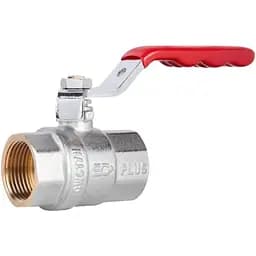 Кран кульовий Thermo Alliance Standart 3/4" ВВ прямий, нікель, PN40, важіль SD600NW20PN40