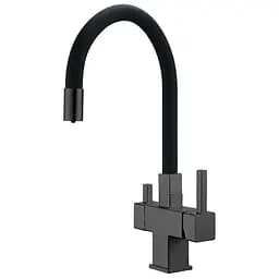 Смеситель для кухни на две воды Koer KB-72023-07 KR5010 Графит