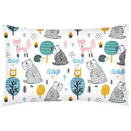 Набір наволочок Cosas Forest animals 40х60 см зелений (SetPillow_AnimalsForest_40x60) - мініатюра 1
