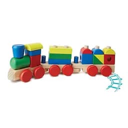 Дерев'яний поїзд з кубиків Melissa&Doug (MD572) - мініатюра 4