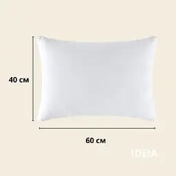 Подушка Idei Nordic Classic антиалергенна 60 x 40 см біла (8000034680) - мініатюра 2