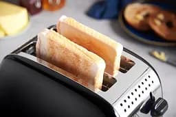 Тостер Colours Plus 1600Вт, підігрів, розморожування, метал., чорний Russell Hobbs kuh0014874 - мініатюра 10