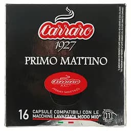 Кава в капсулах Carraro Lavazza A Modo Mio Primo Mattino, 16 капсул