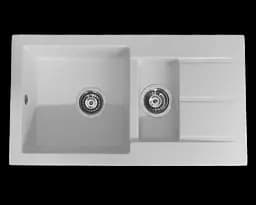 Кухонная мойка Fancy Marble Alabama белый 107080001