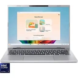 Ноутбук Acer Aspire 14 AI A14-743R Ultra 7 258V la 48GHz,32GB LPDDR5X,1TB,Arc,Без ОС