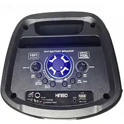 Акумуляторна акустична система Kimiso QS-83 колонка валіза 80Вт USB SD FM радіо Bluetooth мікрофон ДК (QS-83) - мініатюра 3