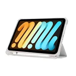 Чохол-книжка BeCover Soft TPU з кріпленням Apple Pencil для Apple iPad Mini 7 2024 Gray (712439) - мініатюра 5